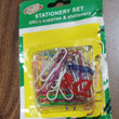 Multipurpose Assorted Color Paper Clips (Approx 30 Pcs / Medium Size)