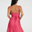 Sensual Satin Elegance Partywear Dress