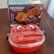 Double Layer Froggy Shape Lunch Box with Spoon (1 Pc / Mix Color)