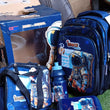 5 in 1 School Bag Includes lunch bag, 14 inch School Bags, water bottle & pencil case in box packing (1 Set / Mix Color))