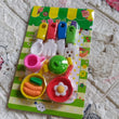 Fancy & Stylish Mini Erasers for Kids (8 Pc Set) - Fun Designs, Party Favors