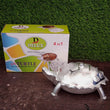 Tortoise-shaped multipurpose box for gifting or storing dry fruits.