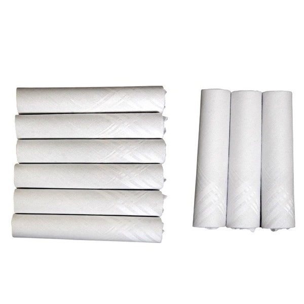 Classic White Handkerchiefs - 9 Pc. Pack