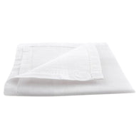 White Cotton Handkerchief Set Of 8