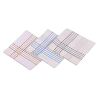 White Cotton Handkerchief - 3 Piece