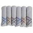 Grey Cotton Handkerchief for Men - Pack of 6