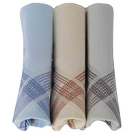 Multicolour Cotton Handkerchief for Men - Pack of 3