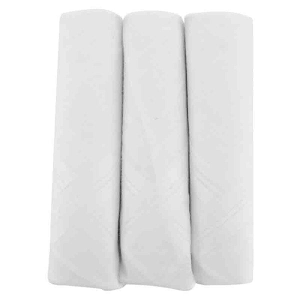 White Handkerchief - Pack of 3