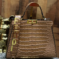 Classy Croco Peekaboo Tote Bags