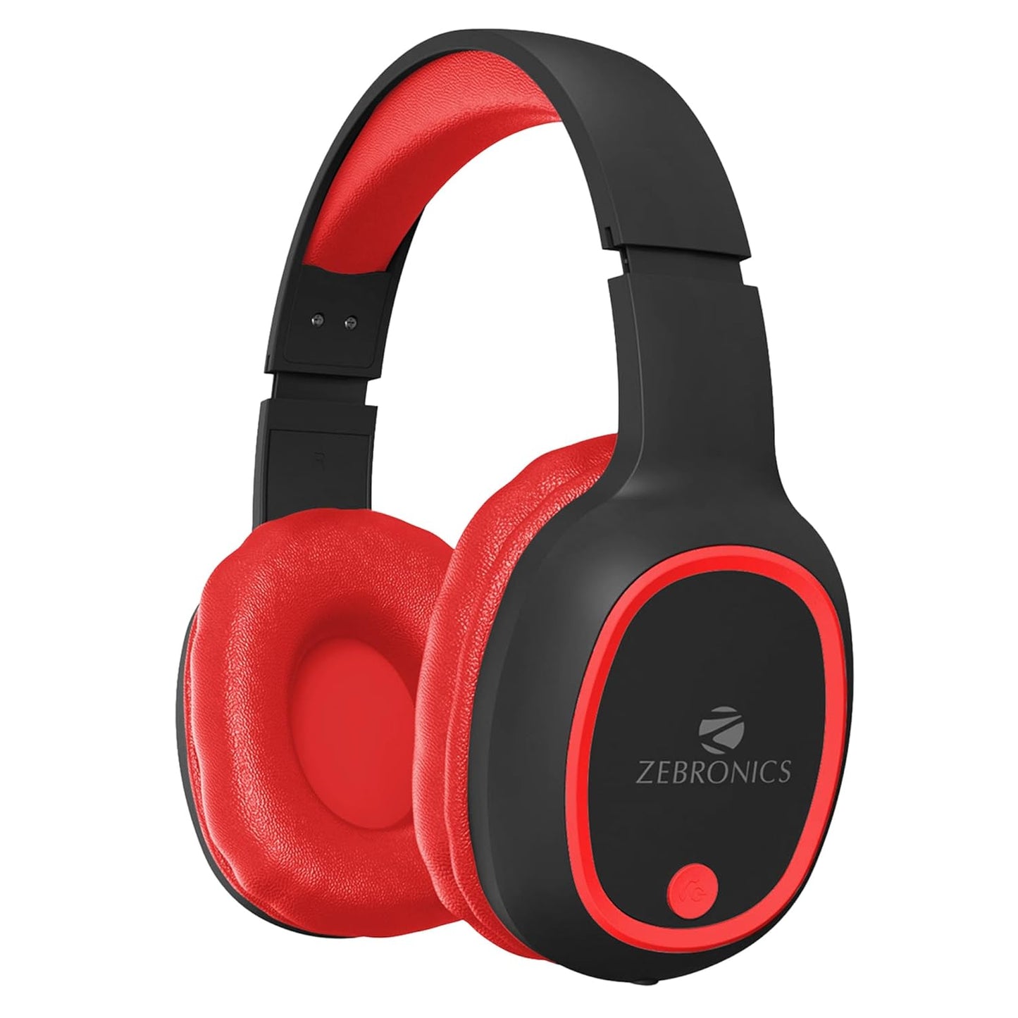 ZEBRONICS ZEB-THUNDER Bluetooth Headset  (Red, On the Ear)
