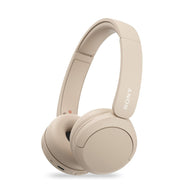 SONY WH-CH520 with 50 Hrs Playtime, DSEE Upscale, Multipoint Connection/Dual Pairing Bluetooth Headset  (Taupe, On the Ear)