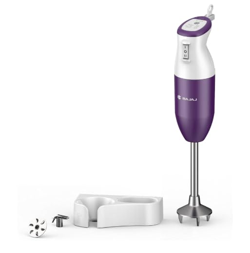 Bajaj HB 23 160 W Hand Blender  (Purple, White)