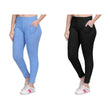 Pack 2 Trendy Womens Pocket Jeggings