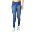 Trendy Blue Stretchable High Rise Denim Jegging