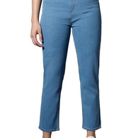 Trendy Blue Women Straight Fit Stretchable Jeans