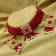 Feminine Chic Maroon Jewellery Sets