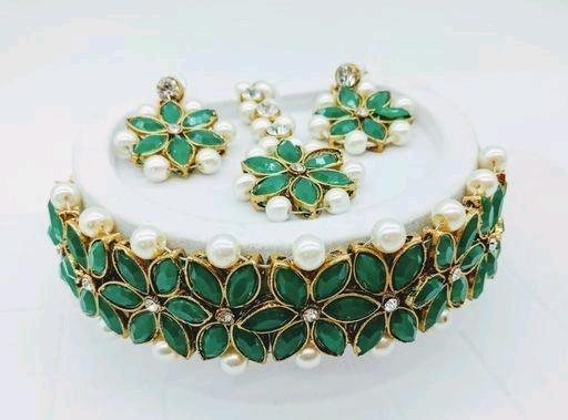 Luxury Green Women's Jewellery Sets