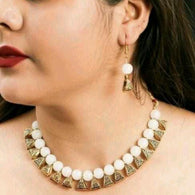 Twinkling Classy Oxidised Gold Jewellery Sets