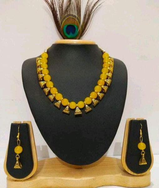 Allure Yellow Beautiful Jewellery Sets