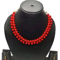 Allure Maroon Non-Adjustable Jewellery Sets