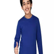 Classy Blue Cotton Full Sleeve Solid T-Shirt