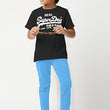 Boys Solid Denim Sky Blue Pant