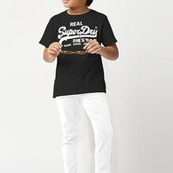 Boys Solid Denim White Pant