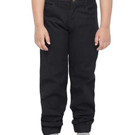 Boys Solid Jade Black Jeans