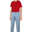 Boys Solid Light Blue Jeans