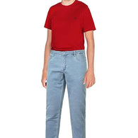 Boys Solid Light Blue Jeans