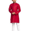 Boys Kids Plain Red Colour Kurta