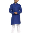 Boys Kids Plain Royal Blue Colour Kurta