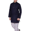 Cotton Kurta Pyjama Set for Boys, Dark Blue