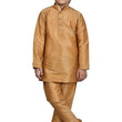 Kurta Pyjama Fawn Set For Kids & Boys