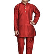 Kurta Pyjama Maroon Set For Kids & Boys