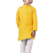 Boys Straight Yellow Kurta Pyjama Set