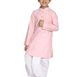 Boys Plain Pink Kurta and Dhoti Set