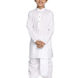 Boys Plain White Kurta and Dhoti Set