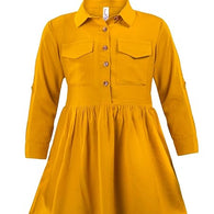 Yellow Girl's Relaxed Fit Dress