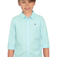 Plain Powder blue Colour Boy's Shirt