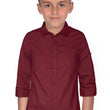 Plain Maroon Colour Boy's Shirt