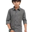 Boys Grey Shirt Stylish Casualwear Buttoned