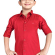 Boy's Kids Cotton Red Shirt