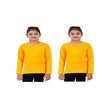 Pack of 2 Yellow Cotton Girls Full Sleeve Cotton T Shirt