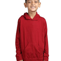 Boys Plain Maroon Sweatshirts & Hoodies