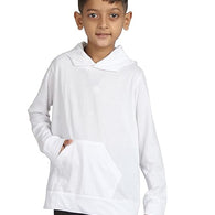 Boys Plain White Sweatshirts & Hoodies