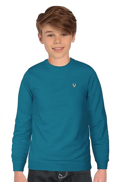 Boys Cotton Blue Sweatshirt