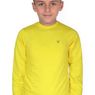 Boys Cotton Yellow Sweatshirt