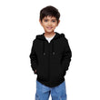 Kids Black Hooded Sweatshirt for Boys