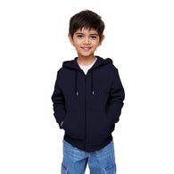 Kids Navy Blue Hooded Sweatshirt for Boys